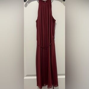 Burgundy Bridesmaid Dress